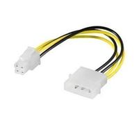 Câble adaptateur alim. PC 1xMolex 5.25 m/1x4P f