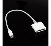 Câble adaptateur Apple Lightning vers 30 broches pour iPhone 5/iPod Touch 5/iPod Nano 7/iPad Mini (22 cm)