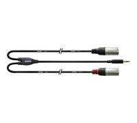 Câble adaptateur audio [1x Jack mâle 3.5 mm - 2x XLR mâle] Cordial CFY 3