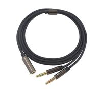 Câble adaptateur Audio 2 en 1, Jack 3.5mm, remplacement universel