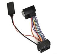 Câble adaptateur audio auxiliaire Bluetooth 5.0 pour E39 E53 E83 X3 Z4 E85 Mini R50 R52 R53 CD Radio Navigation, streaming de musique sans fil et appels mains libres