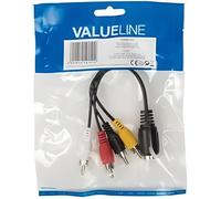 CÂBLE ADAPTATEUR AUDIO DIN À CONNECTEURS 4X RCA...