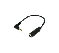 Câble Adaptateur Audio Jack 2.5 mm Mâle vers 3.5 mm Femelle - Sortie Casque - Mono ou Stéréo - 17 cm - Compatible Appareils avec Prise Jack 2.5 mm