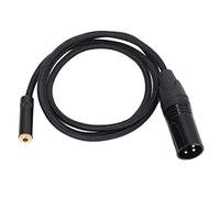 Câble Adaptateur Audio Stéréo 3,5 Mm Femelle vers XLR Mâle, Câble Adaptateur Mini Jack Femelle vers XLR Mâle, pour Lecteurs MP3 Amplificateurs Mélangeurs 3,3 Pieds