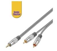 CABLE ADAPTATEUR AUDIO ST JACK3.5MM / 2 RCA BLINDé 2.5 m G