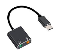 Câble Adaptateur Audio USB Type C vers Jack 3,5 mm, avec Technologie avancée, Compact et léger. Conçu pour connecter des appareils Audio.