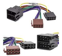 Câble adaptateur autoradio ISO avec câble remote