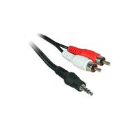 Câble adaptateur Jack 3,5 mâle stéréo / 2 RCA mâle