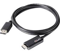 Câble adaptateur club3D DisplayPort / HDMI Fiche mâle DisplayPort, Fiche mâle HDMI-A 2.00 m argent CAC-1082 Câble DisplayPort