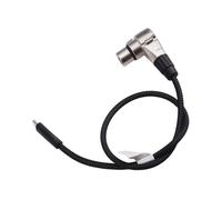 Câble adaptateur convertisseur USB-C vers XLR, câble audio femelle XLR 3 broches coudé de type C pour amplificateur et console de mixage.