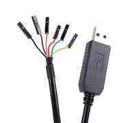 Câble adaptateur convertisseur USB vers TTL UART série 5 V 3,3 V 6 broches 0,3 cm prise femelle TTL-232r-RPI avec puce FTDI pour Windows 10 8 7 XP Vista (niveau logique TTL 3,3 V)