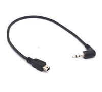 Câble Adaptateur Coudé 3,5 mm Vers Micro USB - Convertit le Micro USB B 5 Broches Mâle Vers 3,5 mm Mâle