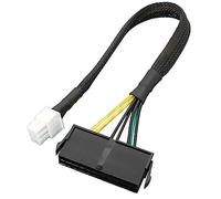 Câble adaptateur d'alimentation 24 broches vers 6 broches 18 AWG Fil de connexion pour carte mère 6 broches