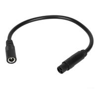 Câble adaptateur d'alimentation DC2.1 en métal résistant à l'usure noir (A)