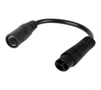 Câble adaptateur d'alimentation DC2.1 en métal résistant à l'usure noir (C)