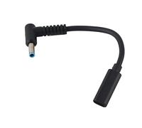 Câble Adaptateur d'alimentation de Type C Femelle vers 4,5 mm x 0,6 mm, Puce d'induction PD, conducteur entièrement en cuivre, Charge Rapide, convertisseur pour Ordinateur