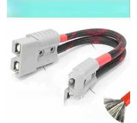 Câble adaptateur d'alimentation haute température 200C 8AWG EV Rouge élevé | Flexible à -60 °C, manipulation extra douce, facile à installer, calibre 8 AWG, adapté aux climats glaciaux (1 m)