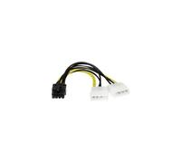 StarTech Câble adaptateur d'alimentation LP4 vers PCIe 8 broches 15 cm