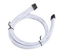 Câble Adaptateur d'alimentation PCIE 5.0, Câble d'alimentation Résistant au Feu 12 + 4 Broches à 12 + 4 Broches pour GPU Série 40 (White)