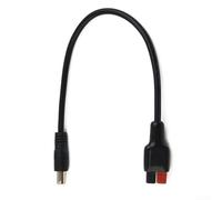 Câble adaptateur d'alimentation pour Anderson 30 A DC mâle 5,5 x 2,1 mm vers femelle rouge noir 16 AWG PVC industriel