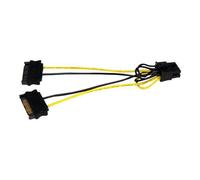 StarTech.com Câble adaptateur d'alimentation SATA vers carte vidéo PCI Express 8 broches de 15 cm - câble d'alimentation - alimentation SATA pour Alimentation PCIe de 8 broches - 15 cm