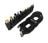 Câble Adaptateur D'alimentation Universel De Type C À Dc, 100w 65w 20v 4a Pd, Prise De Chargeur Rapide, Connecteur De Fiches Secteur Multifonctions, 10 Pièces/Ensemble--100w Cable Adapter