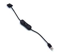 Câble adaptateur d'alimentation USB vers 3 broches/4 broches PWM 5 V USB pour ventilateur de boîtier avec ON Off