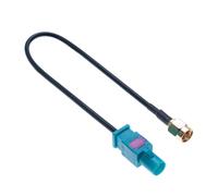 Câble Adaptateur d'Antenne de Voiture 2 Pièces Fakra Z Mâle vers SMA Mâle pour Antennes GSM GPS Dab & TV Fakra vers SMA Prise Compatible avec Accessoires Automobiles de Véhicules et Camions 15cm