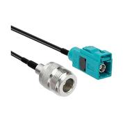 Câble adaptateur d'antenne GPS RG174, 1 pièce/lot, type Fakra-Z femelle vers SMB/BNC/TNC/UHF/M/N/F mâle(FAKRA-NF,50CM)
