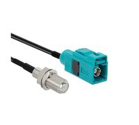 Câble adaptateur d'antenne GPS RG174, 1 pièce/lot, type Fakra-Z femelle vers SMB/BNC/TNC/UHF/M/N/F mâle(FAKRA -FF,10CM)