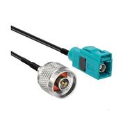 Câble adaptateur d'antenne GPS RG174, 1 pièce/lot, type Fakra-Z femelle vers SMB/BNC/TNC/UHF/M/N/F mâle(FAKRA-NM,30CM)