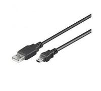 Goobay Câble USB-A vers Mini-USB B Hi-Speed USB 2.0 5 broches Noir 1,50 m