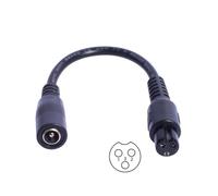 Câble adaptateur DC 5,5 x 2,1 mm femelle vers 5525/8016/C13/M16/12/XLR pour appareils solaires et ventilateur à lumière LED 15 cm
