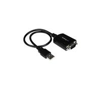 StarTech.com Câble Adaptateur de 30cm USB vers Série DB9 RS232 - Mémorisation de Port COM