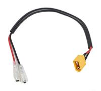 Câble adaptateur de batterie pour vélo électrique avec connecteurs mâles et femelles pour alimentation électrique (mâle-balle)