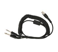 CâBle Adaptateur De Casque Mini Xlr 5 Broches Vers Ga Double Prise, Pour David Clark Avcomm Asa Pour Prise Dual Ga Pj055 Pj068