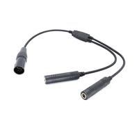 Câble adaptateur de casque vers connecteur Aviation pour améliorer votre communication Accessoires d'écouteurs Adaptateur aviation mâle vers XLR Connecteurs doubles femelles