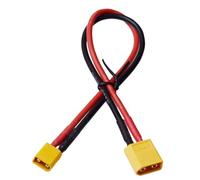 Câble adaptateur de connecteur d'alimentation série 60 vers XT30 mâle 14 AWG en silicone pour modèle Hobby, transfert de batterie, utilisation de loisirs, connecteur d'alimentation de conversion