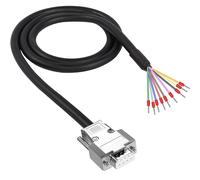 Câble Adaptateur De Connecteur Db9, Remplacement Du Câble D'Extension De Port Série D-Sub 9 Broches Rs232 Avec Fil Nu 22Awg -1M (Femelle)[SHU08816]