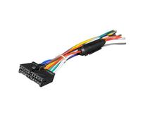 Câble adaptateur de connecteur de câble stéréo pour autoradio CD/DVD 12 V 20 broches, compatible avec les modèles Dual XDVD156BT, XDVD176BT et XDVD276BT