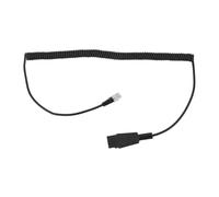 Câble adaptateur de connexion RJ9/RJ11, solution de déconnexion rapide pour casque audio Plantronics, son de qualité.