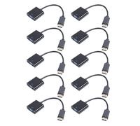 Câble adaptateur de convertisseur Displayport mâle vers VGA femelle, 10x1080P DP, Stock