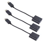 Câble adaptateur de convertisseur Displayport mâle vers VGA femelle, New-3X 1080P DP, Stock