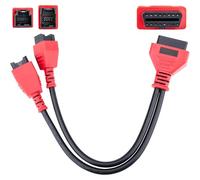 Câble adaptateur de dérivation de sécurité 12+8 pour Chrysler FCA 12 8 Maxisys pour Chrysler après 2018 Compatible avec Jeep Gladiator/Wrangler JL Ram1500/TRX Dodge Fiat Fca Connecteur de