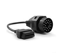 Câble adaptateur de diagnostic OBD OBD2 20 broches vers 16 broches pour BMW avec 25 cm de longueur, liaison de données du véhicule pour la connectivité du scanner