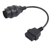 Câble adaptateur de Diagnostic OBD2 38 broches vers OBD, remplacement résistant à l'usure pour Mercedes Benz.