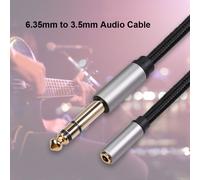 Câble adaptateur de guitare Audio-vidéo en plomb, câble Audio pour clavier et Piano, 6.35mm mâle à 3.5mm femelle, cordon de casque