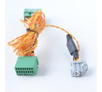 Câble adaptateur de haut-parleur central de voiture pour Volvo XC60 S60 V90 S90, faisceau de câblage 16 broches vers 4 trous pour audio Bowers, câble de coffre arrière vers console avant pour câble