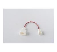 Câble adaptateur de haut-parleur de portière de voiture pour Toyota, vieux connecteur Big Head vers petite tête, 15 cm, blanc, matériau ABS, transmission du signal de haute qualité, installation