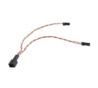 Câble adaptateur de haut-parleur de voiture, 1 lot de répartiteur en Y pour mettre à niveau les haut-parleurs d'usine sans couper les fils, installation facile, noir